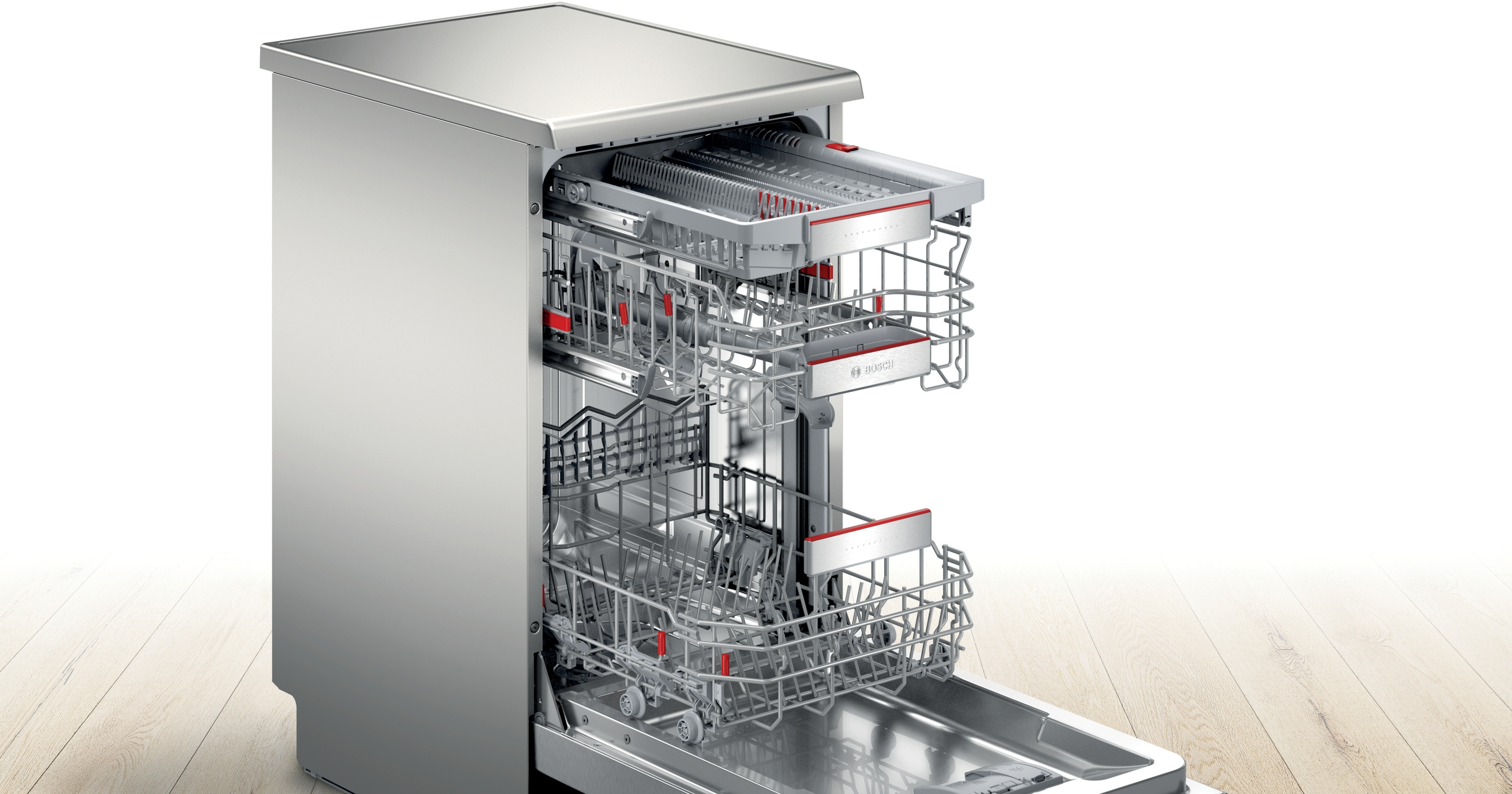 BOSCH SPS6YMI17E Serie 6 Geschirrspüler (Standgerät, 450 mm breit, 45 dB (A), B)