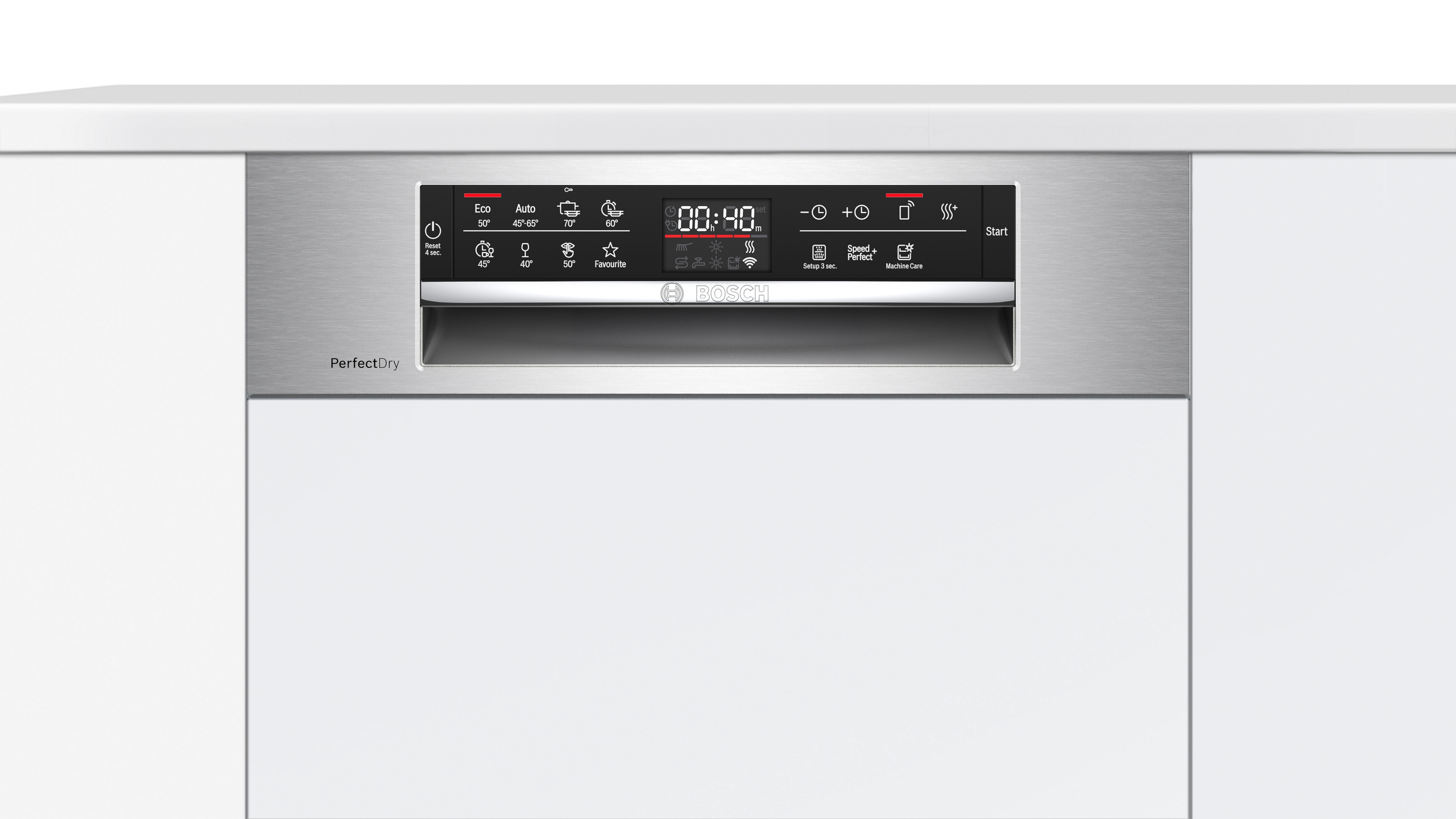 BOSCH SPI6YMS17E Serie 6 Geschirrspüler (teilintegrierbar, 448 mm breit, 45 dB (A), B)