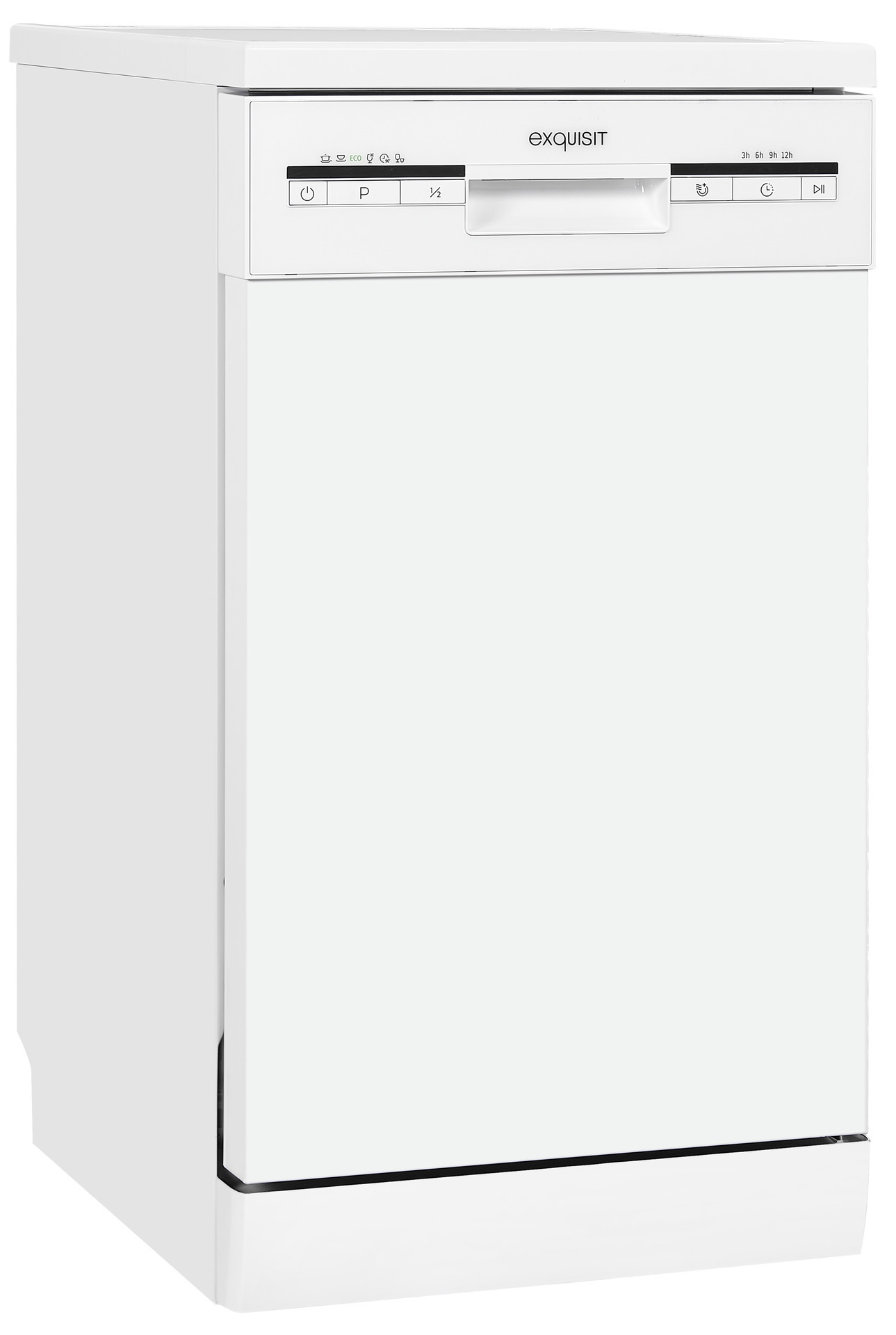 EXQUISIT GSP 9109-030 E Geschirrspüler (Standgerät, 448 mm breit, 49 dB (A), E)