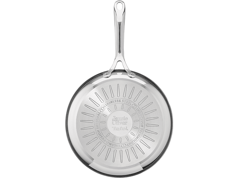 TEFAL E31006 Jamie Oliver Cook Smart Bratpfanne (Edelstahl, Beschichtung: PTFE, 28 cm)