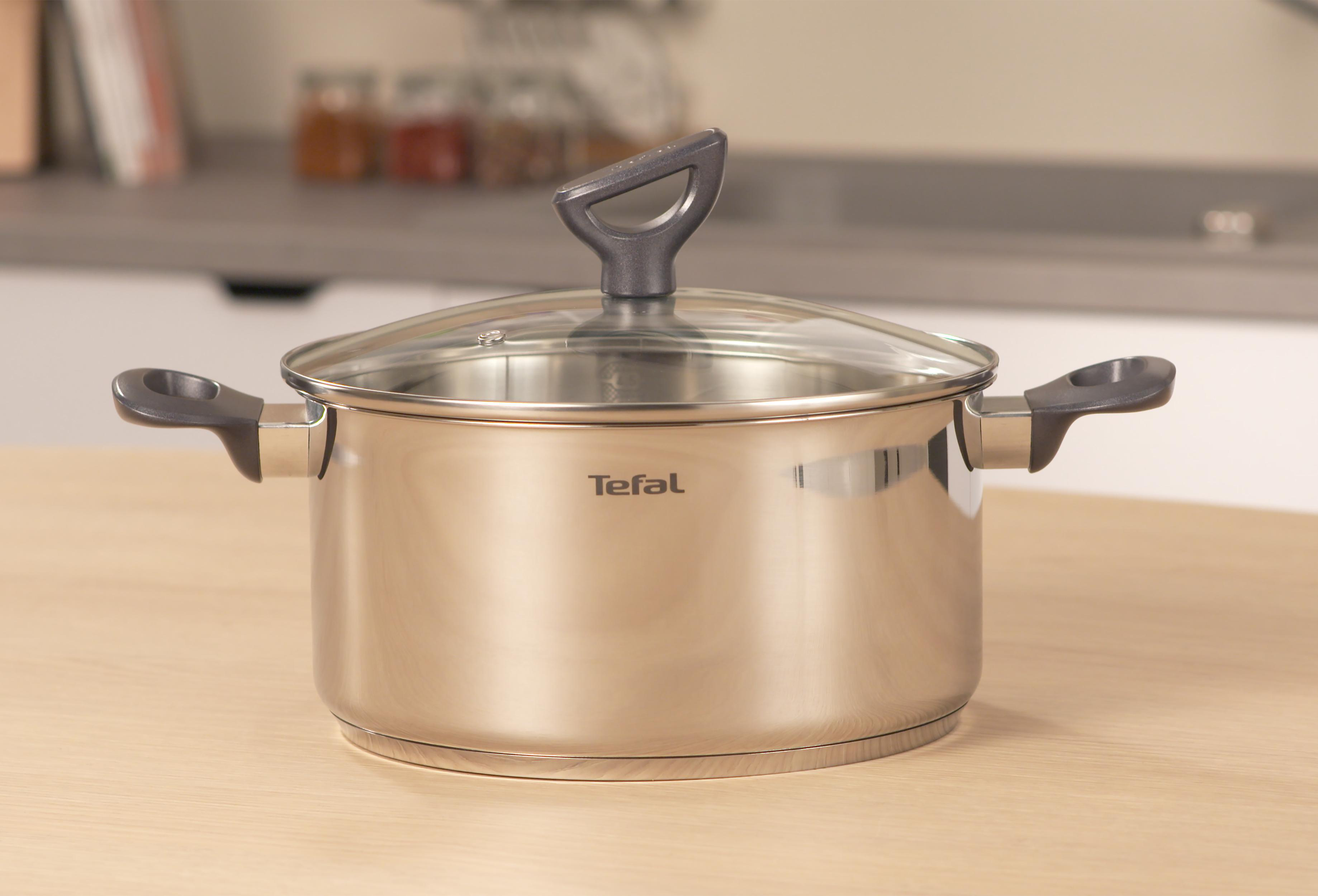 TEFAL G71244 Daily Cook Kochtopf Edelstahl