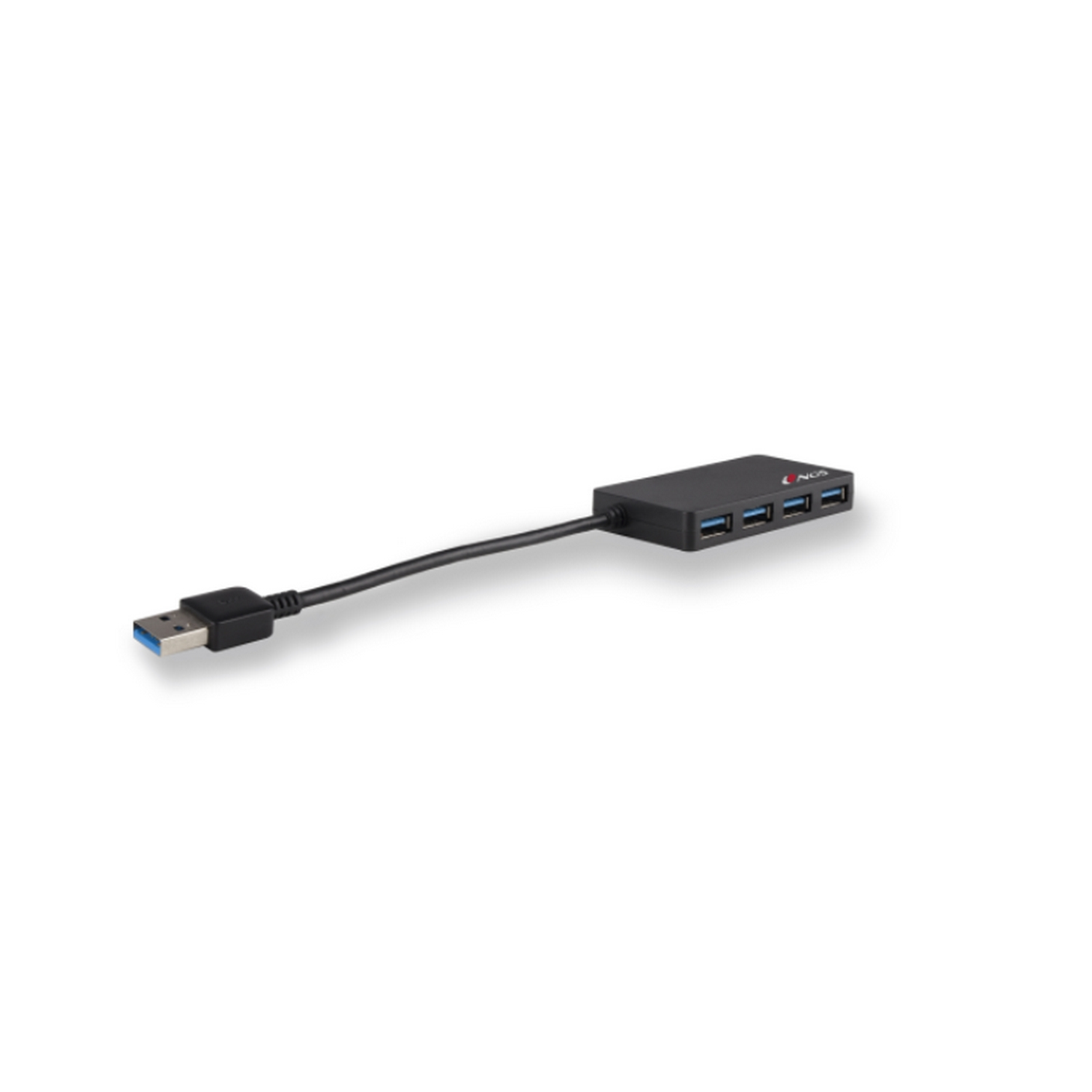 Hub - NGS iHub 3.0, USB, 4 Puertos, 5000 Mbit/s, Compatible con USB 3.0, 2.0 y 1.1, Negro