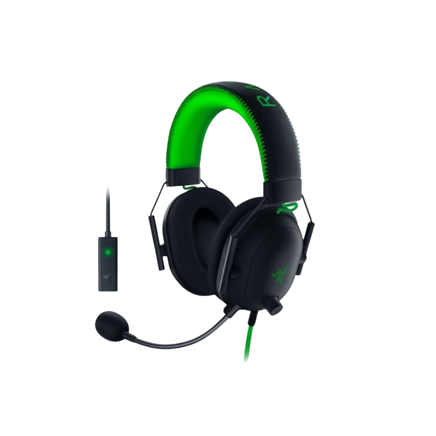 Auriculares gaming - Razer BlackShark V2 , De diadema, Con cable, Jack 3.5 mm, USB, Micrófono, Negro