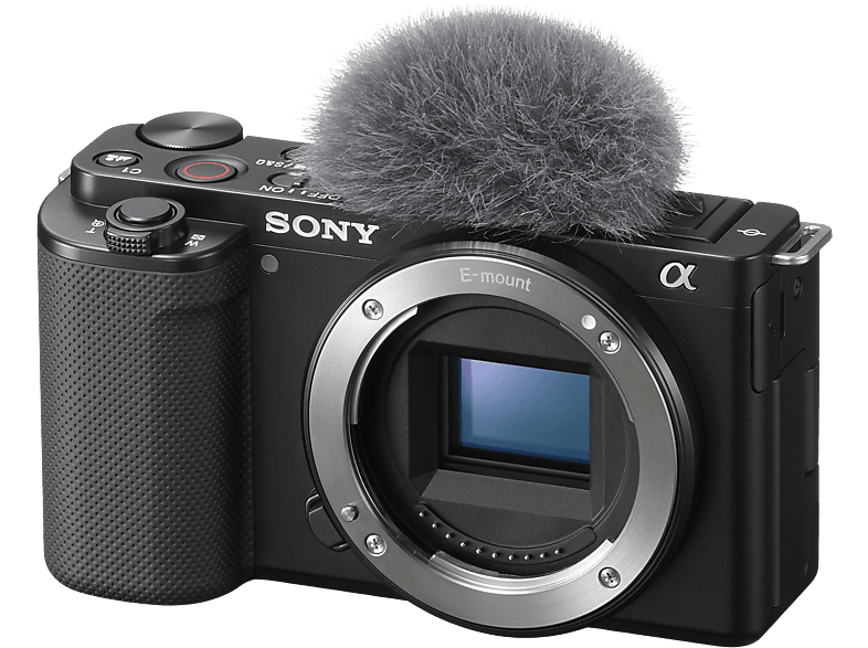 Sony ZV-E10, 24.2 MP, APS-C, Vídeo 4K, 11 fps, Pantalla giratoria, Sólo Cuerpo, Negro