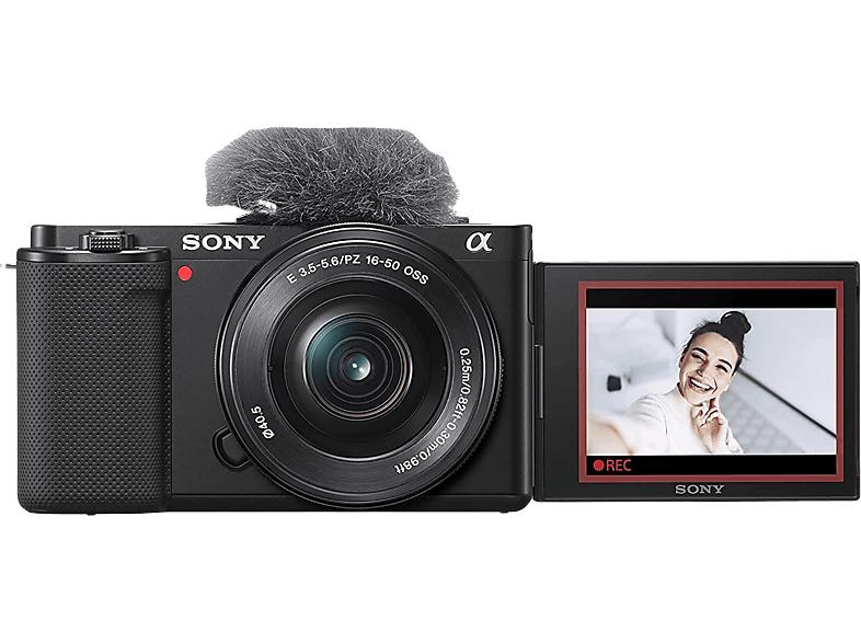 Sony ZV-E10L, 24.2 MP, APS-C, Con Objetivo 16-50 mm f/3.5-5.6, Pantalla giratoria, Negro