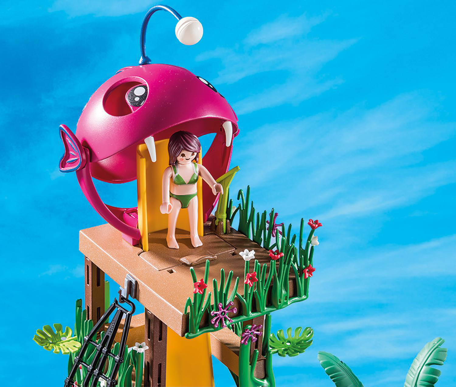 PLAYMOBIL 70609 Aqua Park mit Rutschen Spielset, Mehrfarbig