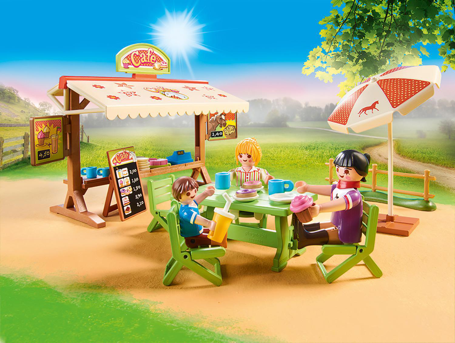 PLAYMOBIL 70519 Pony - Café Spielset, Mehrfarbig