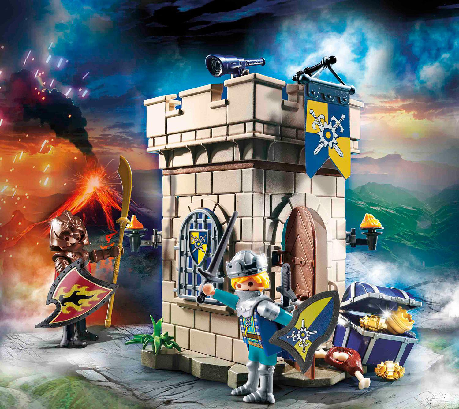 PLAYMOBIL 70499 Starter Pack Novelmore Spielset, Mehrfarbig