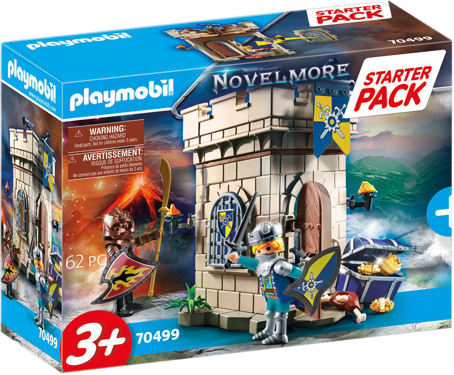 PLAYMOBIL 70499 Starter Pack Novelmore Spielset, Mehrfarbig