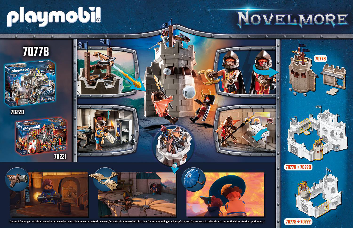 PLAYMOBIL 70778 Adventskalender Novelmore "Darios Werkstatt" Spielset, Mehrfarbig