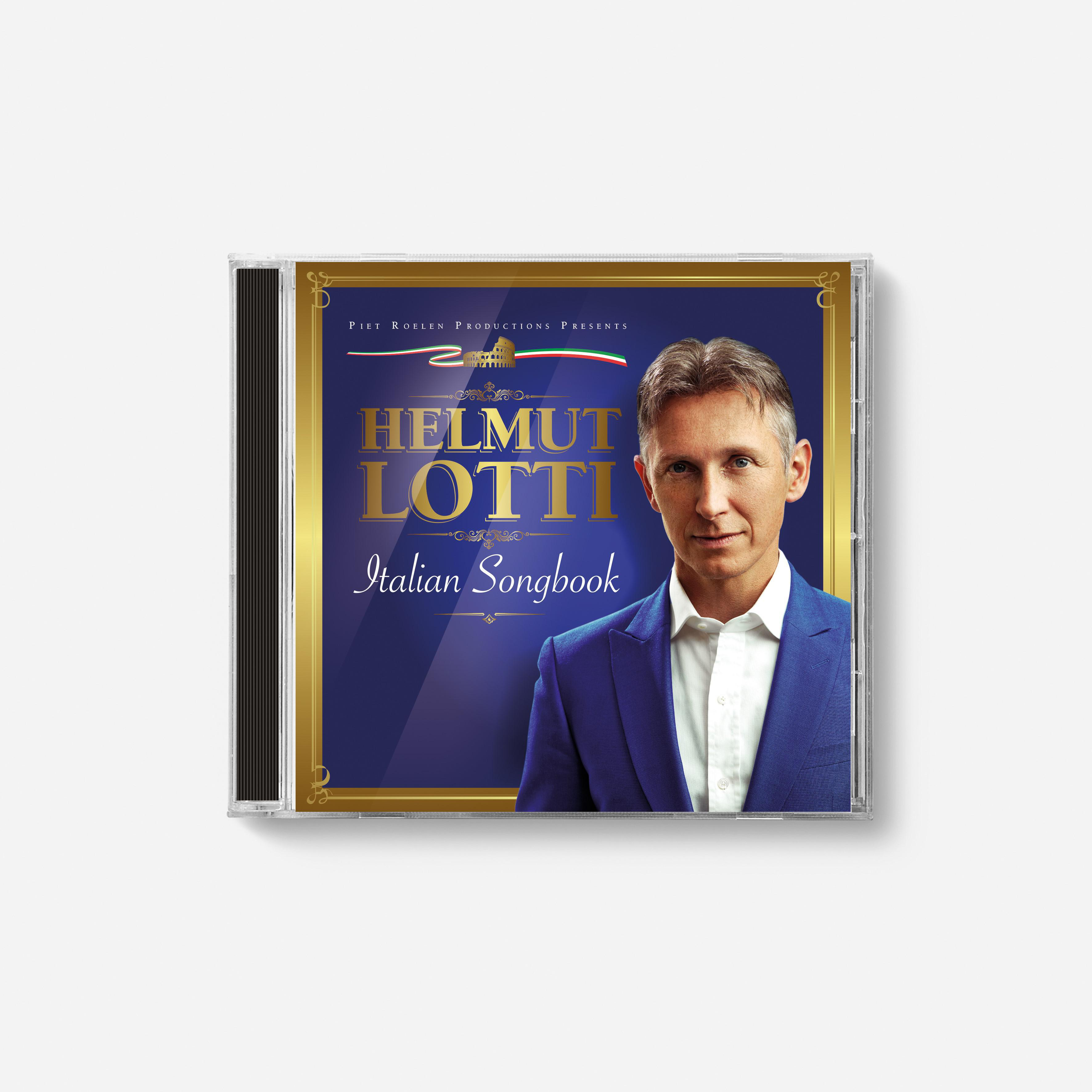 CD-Hülle von Helmut Lottis Italian Songbook-Album mit seinem Porträt.