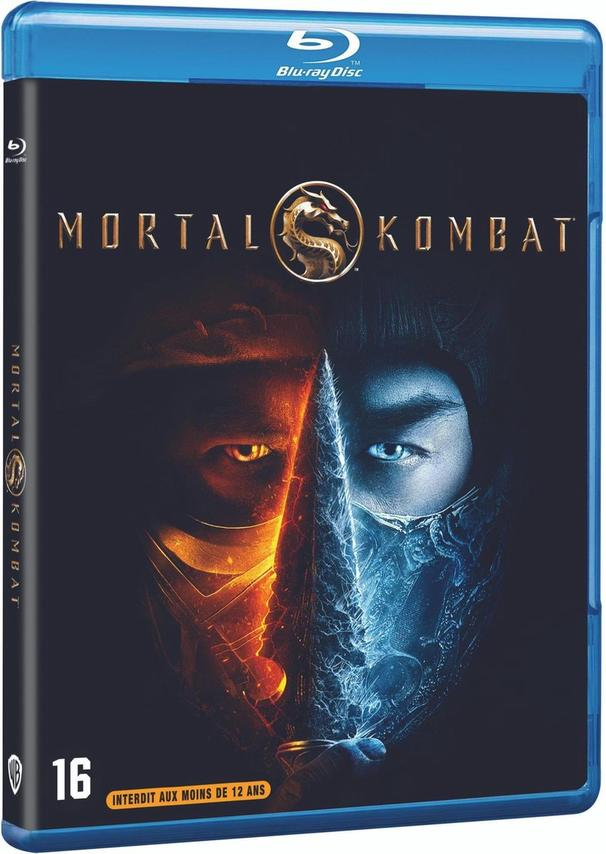 Boîtier Blu-ray du film Mortal Kombat. La couverture a deux visages.