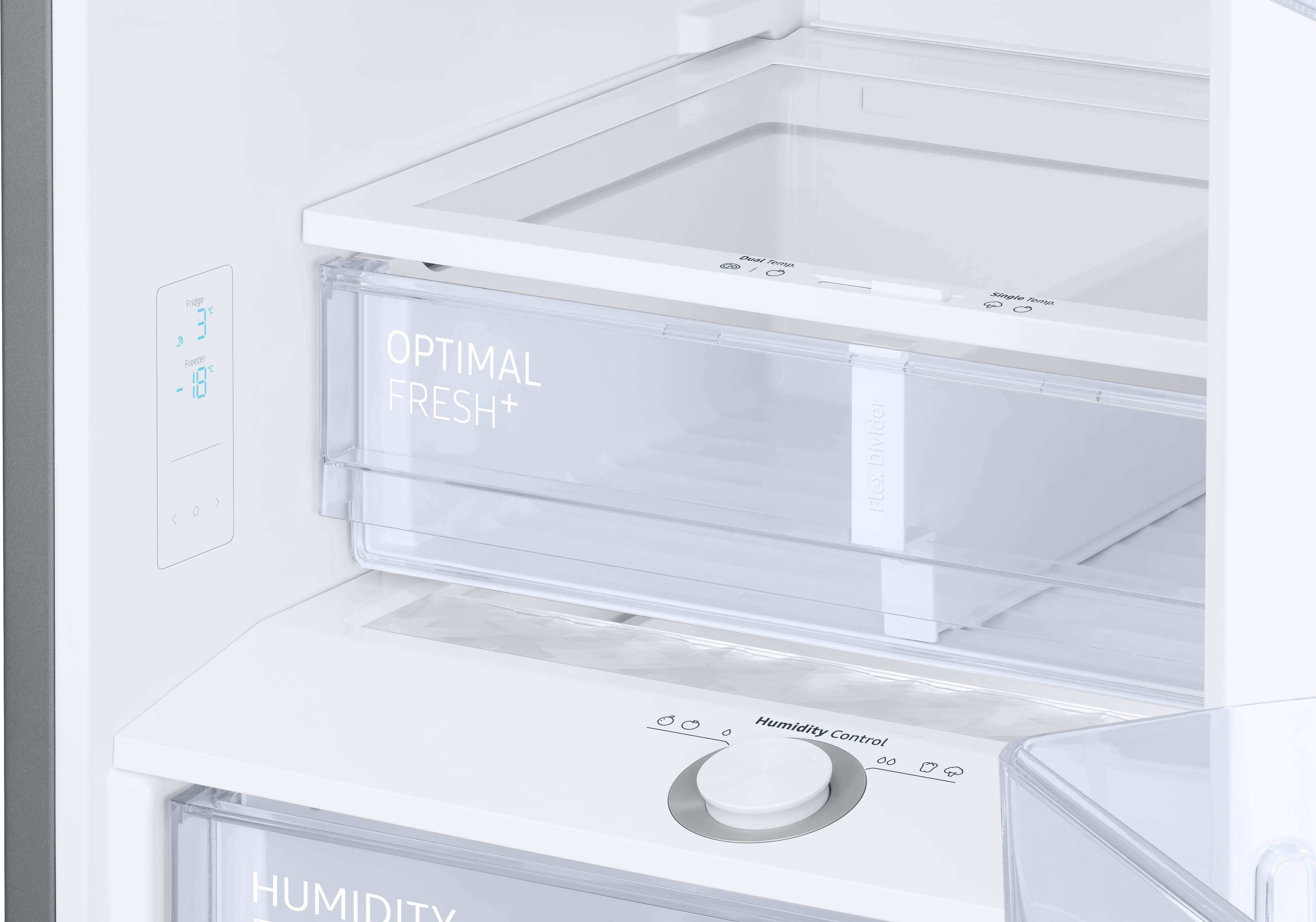 SAMSUNG RL38A6B6C41/EG Bespoke Kühlgefrierkombination (C, 390 l, 2030 mm hoch, Glam Navy)