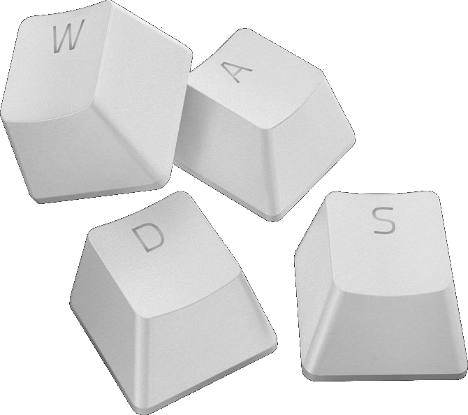 RAZER PBT Keycap Upgrade Set Mercury White (RC21-01490200-R3M1)