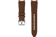 SAMSUNG ET-SHR89LAEGEU Hybrid Leather Band (20 mm, M/L), Ersatzarmband, Samsung, Camel