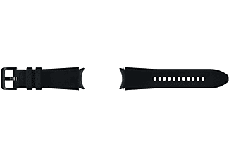 SAMSUNG ET-SHR88SBEGEU Hybrid Leather Band (20 mm, S/M), Ersatzarmband, Samsung, Black