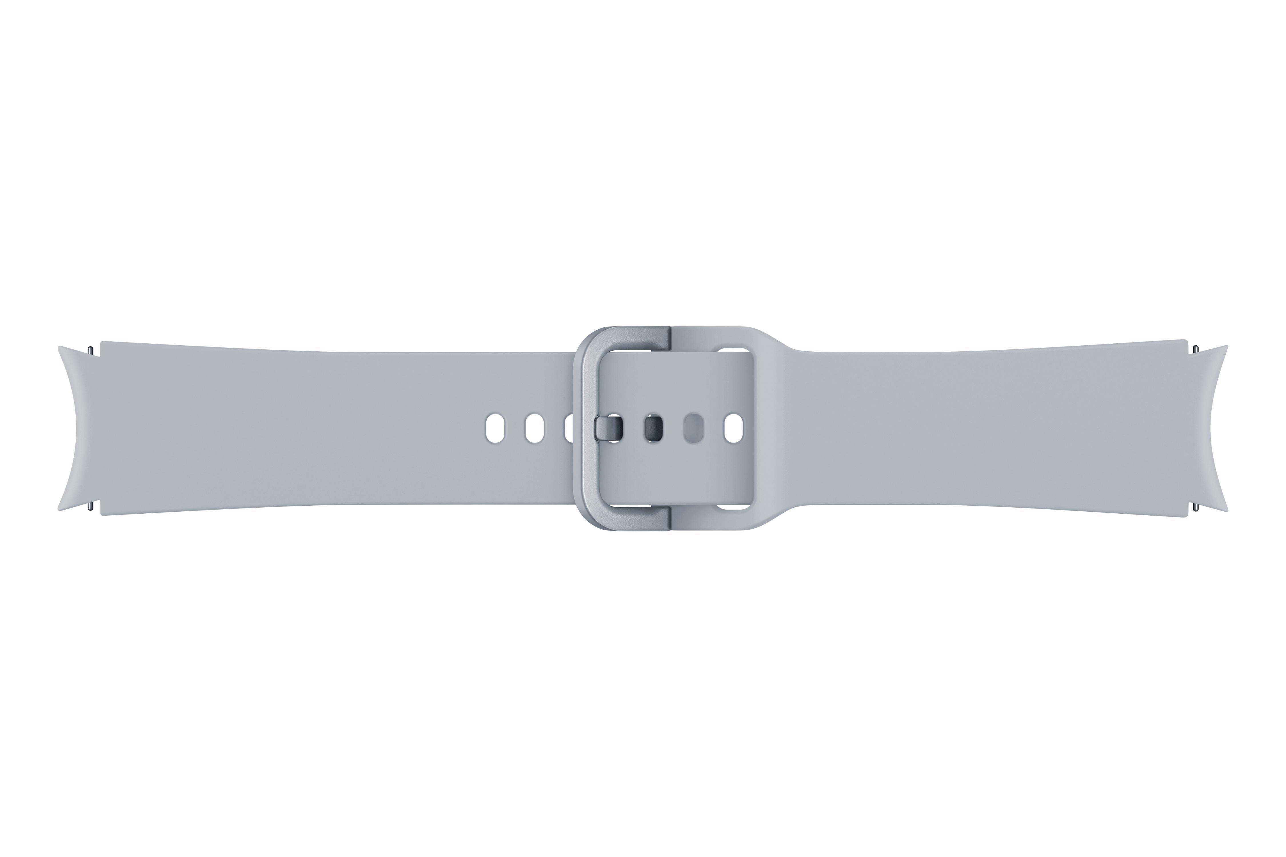 SAMSUNG ET-SFR87LSEGEU Sport Band (20 mm, M/L), Ersatzarmband, Silver