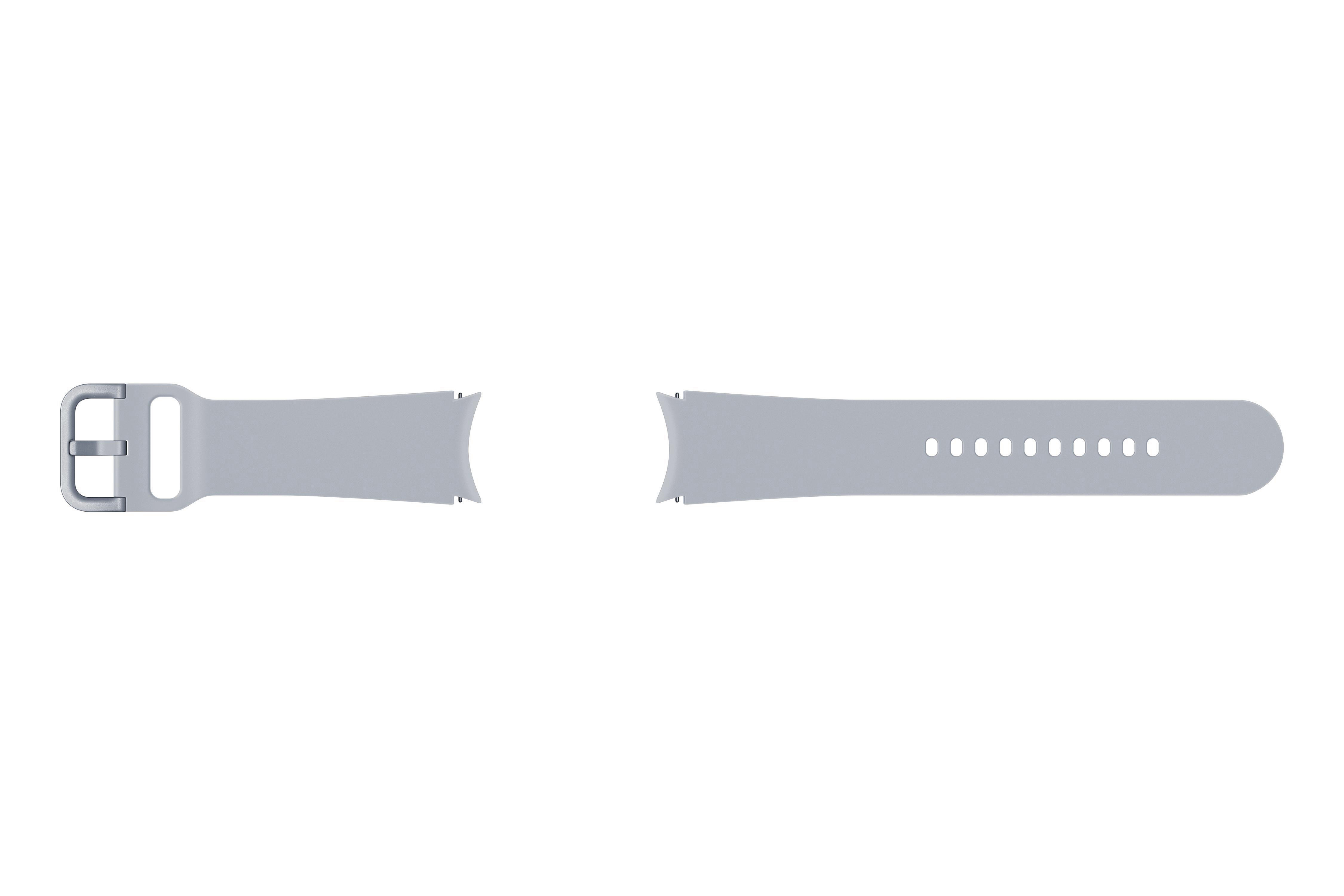 SAMSUNG ET-SFR87LSEGEU Sport Band (20 mm, M/L), Ersatzarmband, Silver
