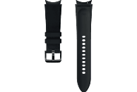 SAMSUNG ET-SHR89LBEGEU Hybrid Leather Band (20 mm, M/L), Ersatzarmband, Samsung, Black
