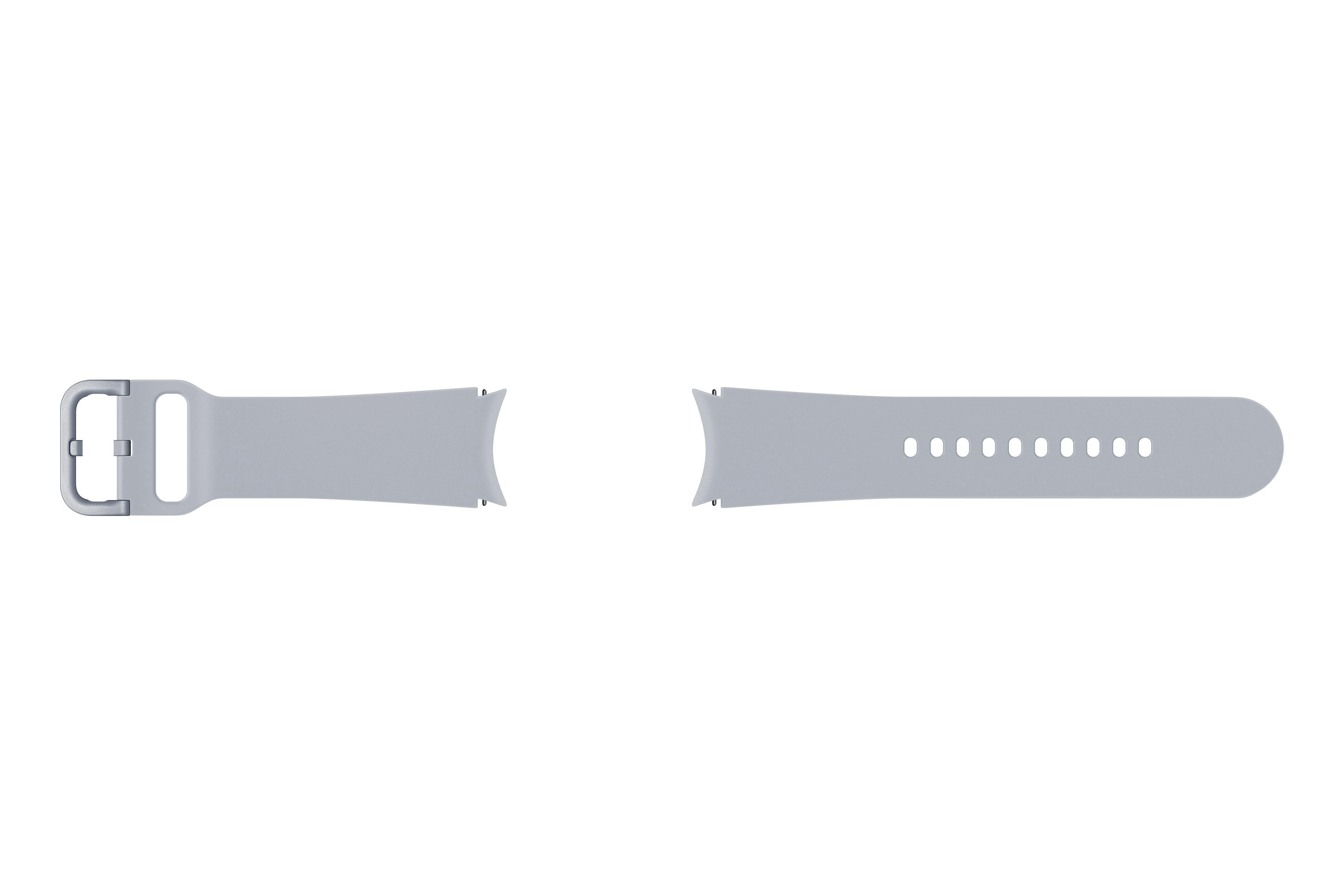 SAMSUNG ET-SFR86SSEGEU Sport Band (20 mm, S/M), Ersatzarmband, Silber