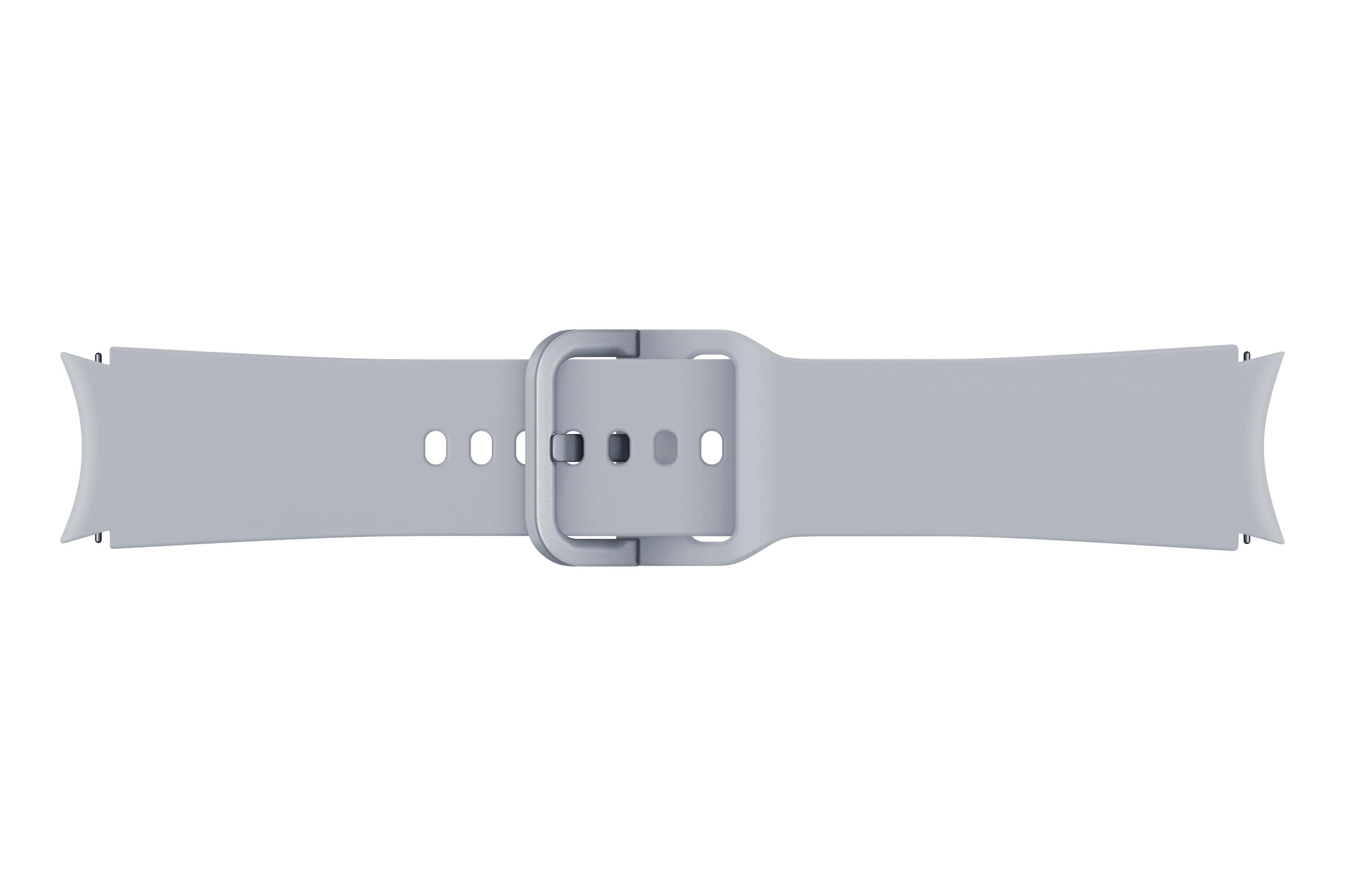 SAMSUNG ET-SFR86SSEGEU Sport Band (20 mm, S/M), Ersatzarmband, Silber