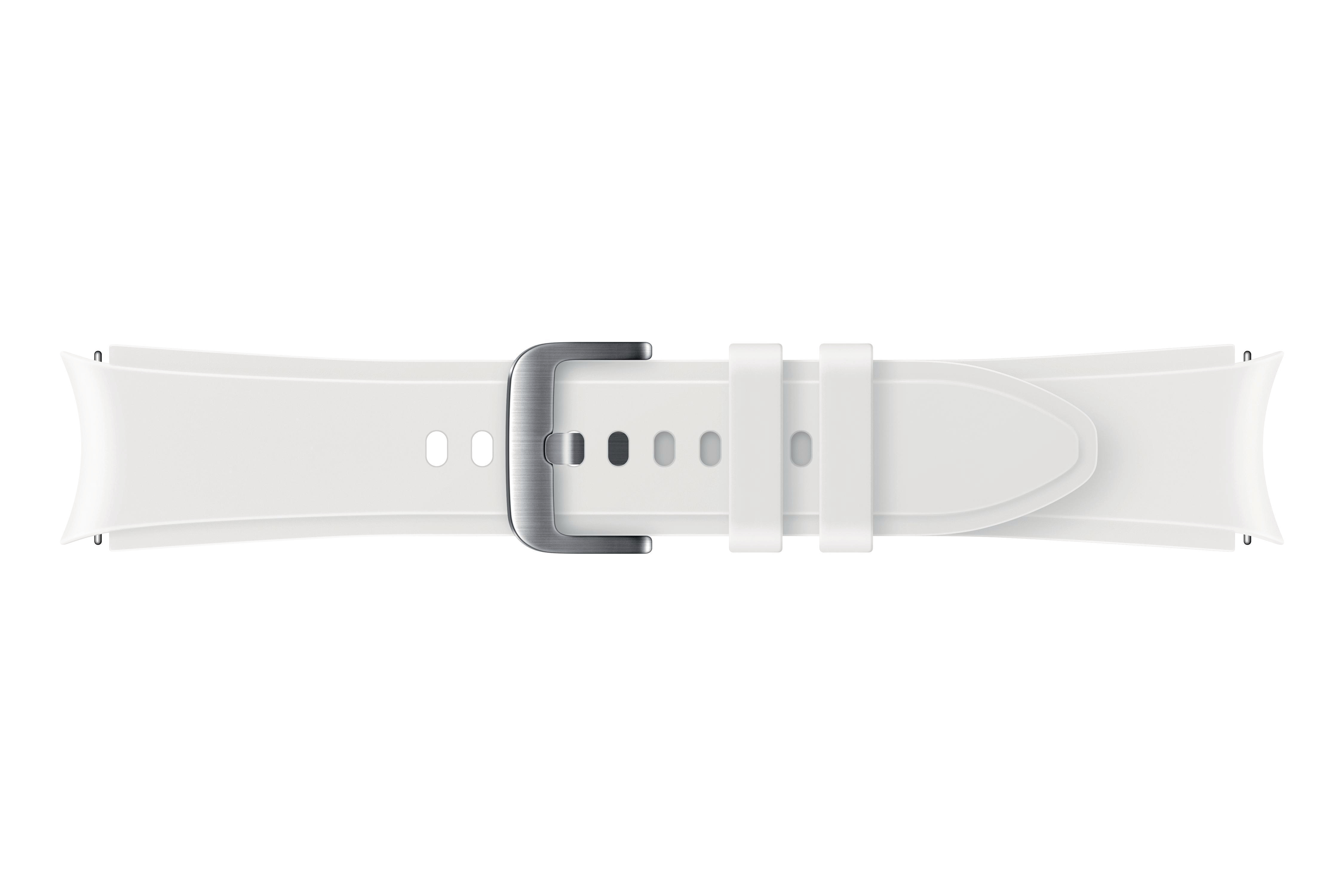 SAMSUNG ET-SFR88SWEGEU Ridge Sport Band (20 mm, S/M), Ersatzarmband, White