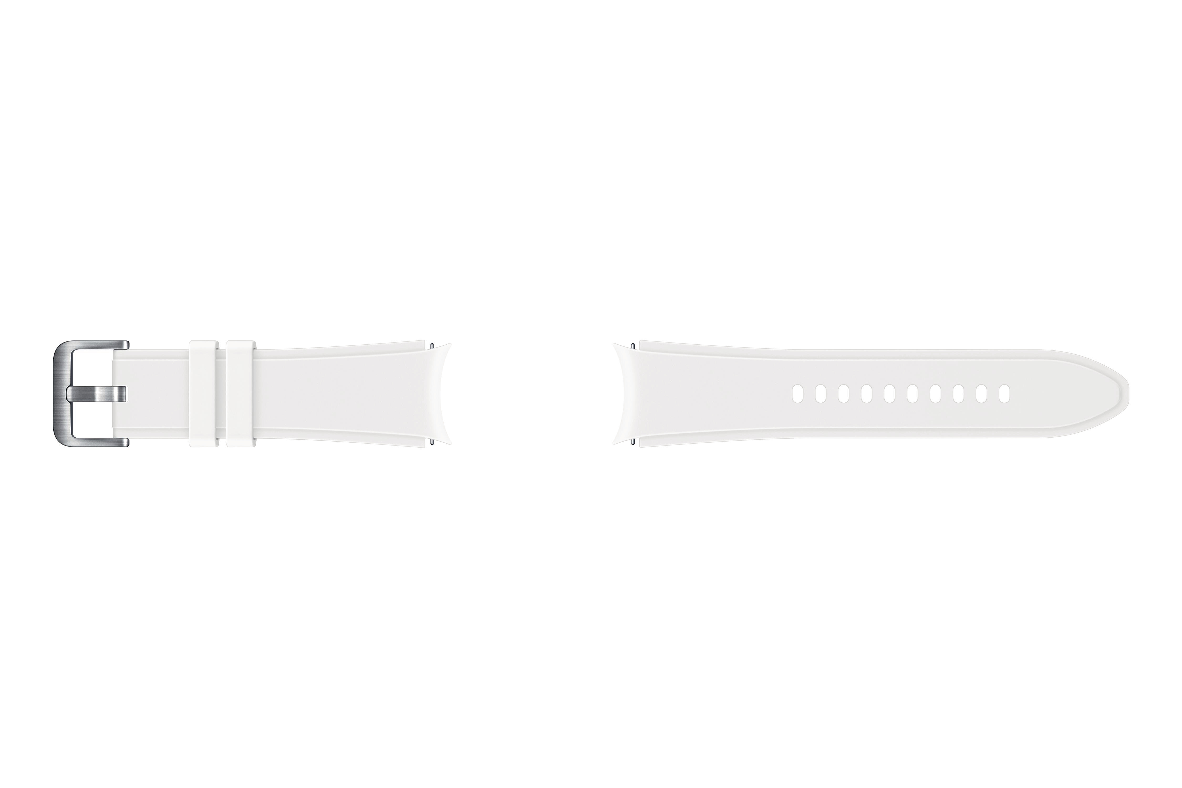 SAMSUNG ET-SFR88SWEGEU Ridge Sport Band (20 mm, S/M), Ersatzarmband, White