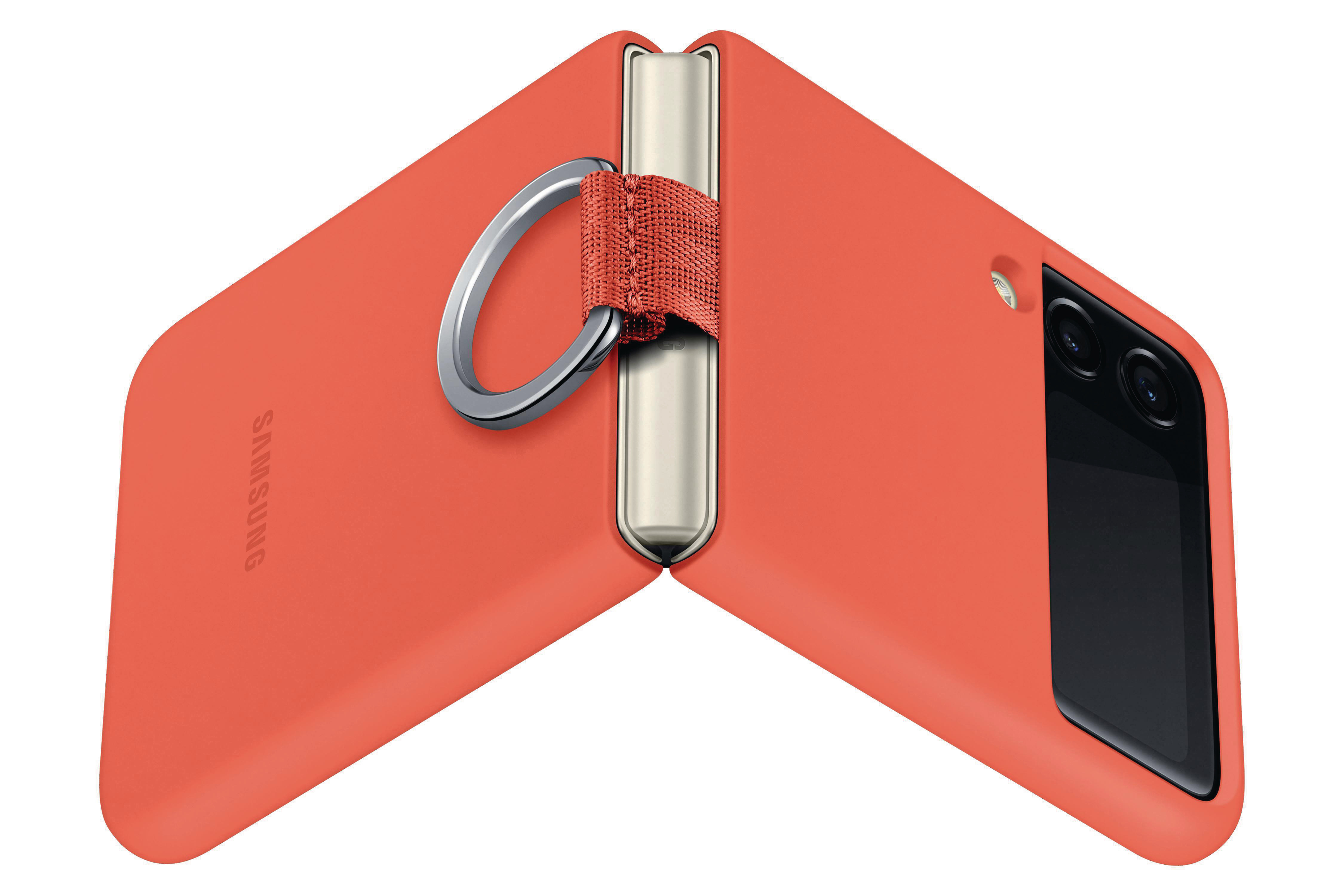 SAMSUNG EF-PF711TPEGWW, Backcover, Samsung, Galaxy Z Flip3 5G, Coral