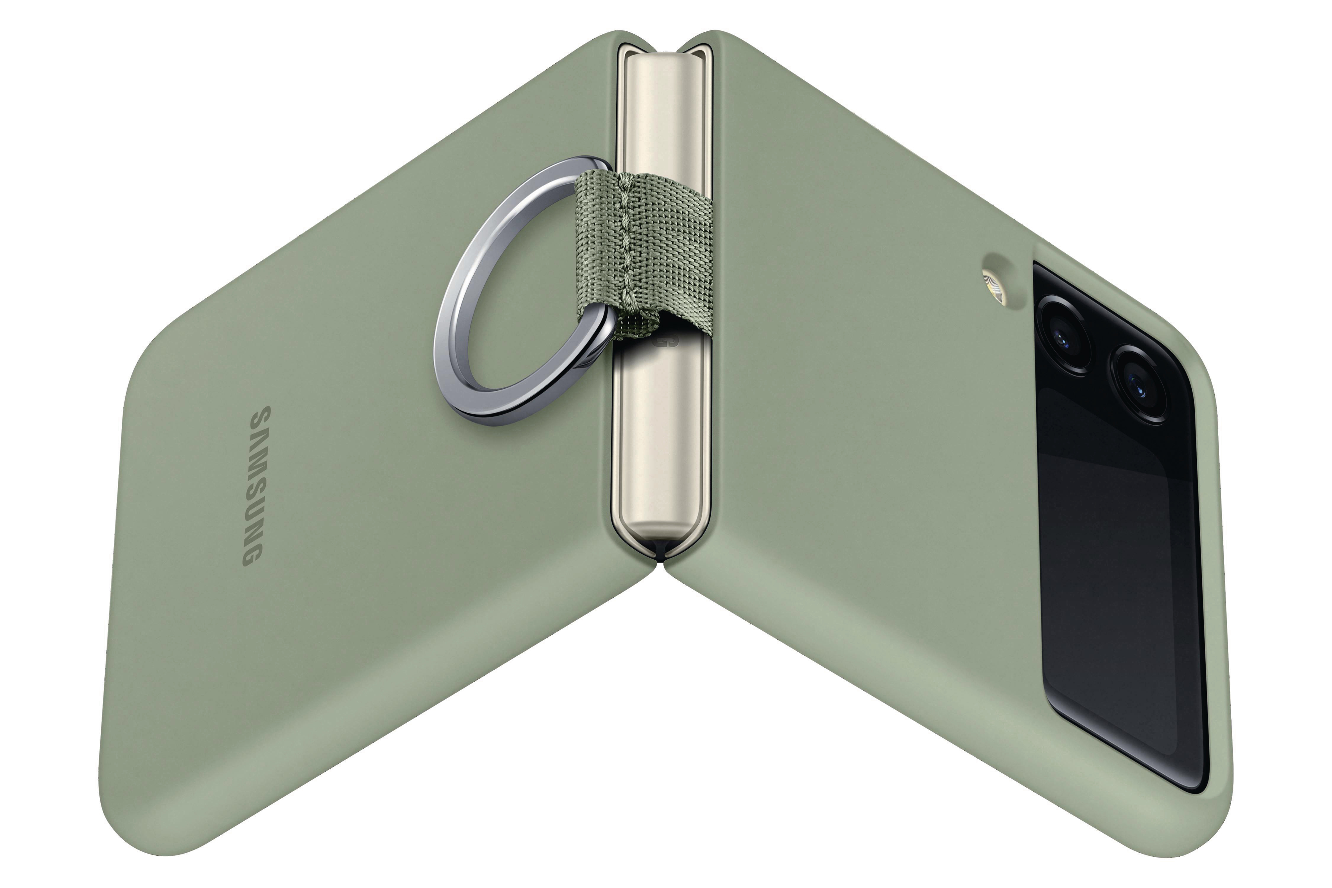 SAMSUNG EF-PF711TMEGWW, Backcover, Samsung, Galaxy Z Flip3 5G, Olive Green