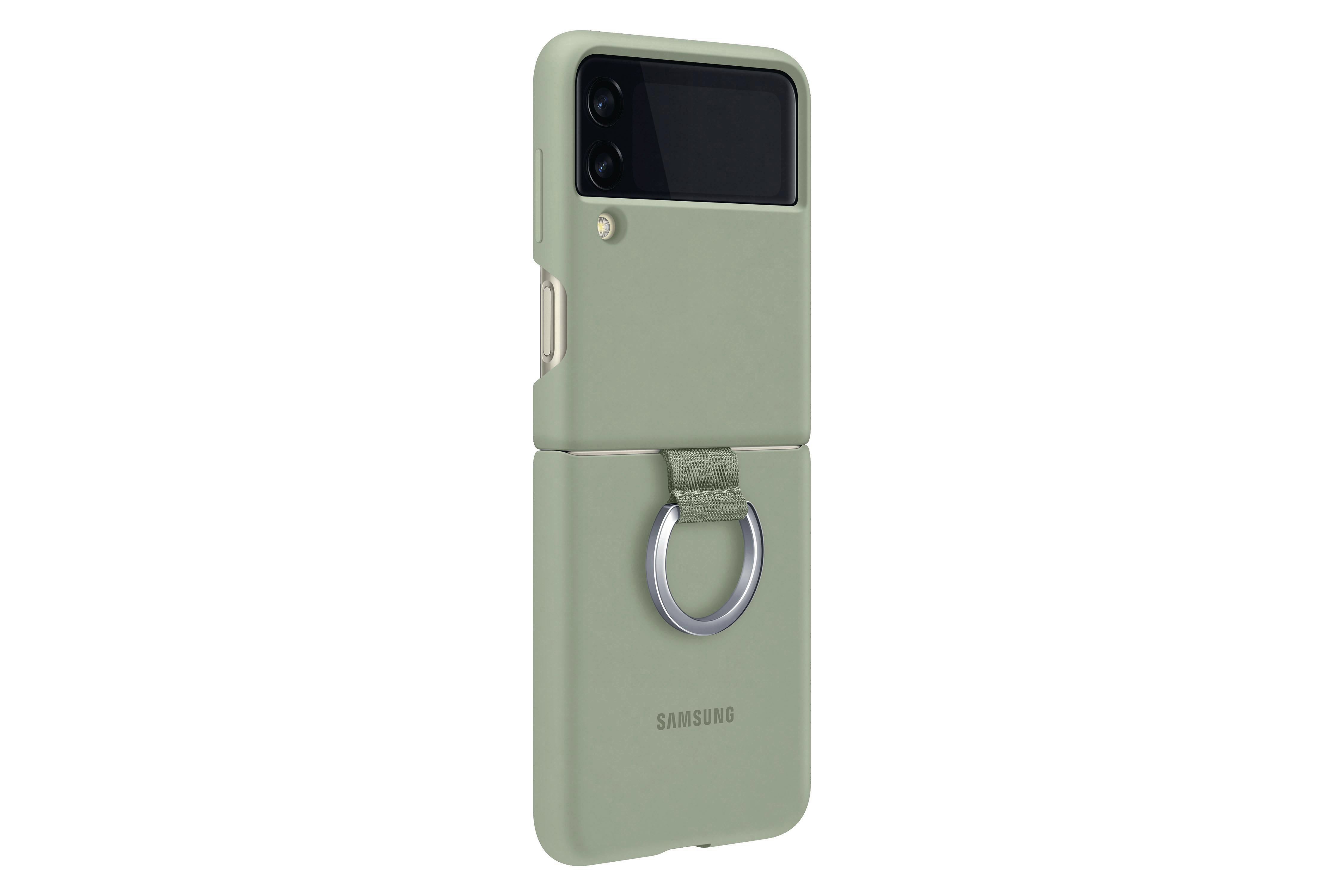 SAMSUNG EF-PF711TMEGWW, Backcover, Samsung, Galaxy Z Flip3 5G, Olive Green