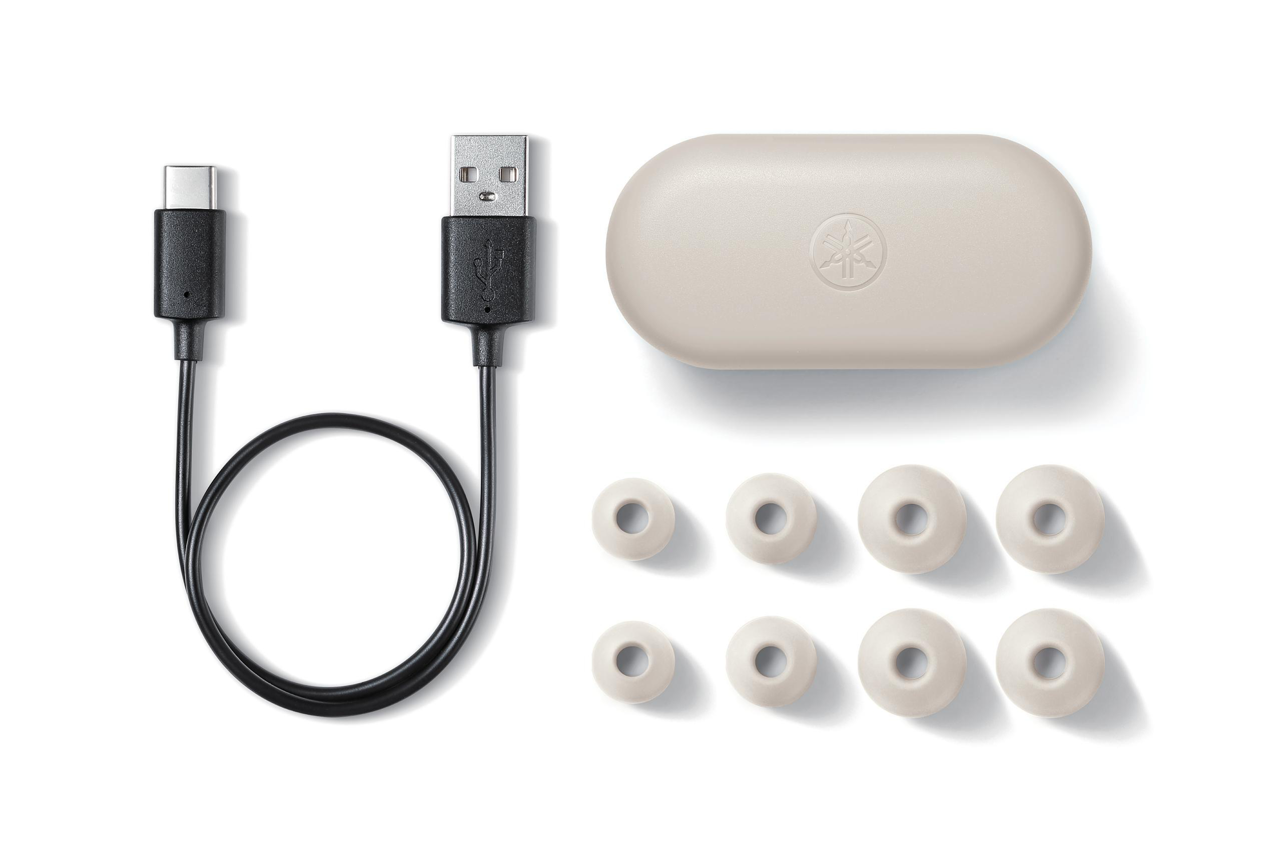 YAMAHA TW-E3B, In-ear Kopfhörer Bluetooth Grau
