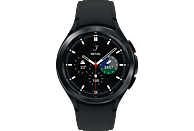 SAMSUNG Galaxy Watch4, Classic, LTE, 46 mm Smartwatch Edelstahl Fluorkautschuk, M/L, Black