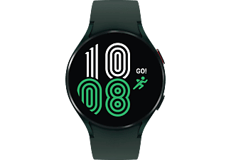 SAMSUNG Galaxy Watch4, LTE, 44 mm Smartwatch Aluminium Fluorkautschuk, M/L, Green