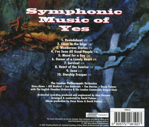 (CD) Yes Music Philharmonic Yes/London - Orchestra Of Symphonic -