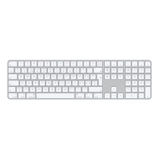 APPLE Magic Keyboard avec Touch ID et pavé numérique - Clavier (Blanc)
