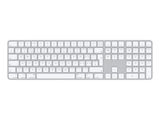 APPLE Magic Keyboard mit Touch ID und Ziffernblock - Tastatur (Weiss)