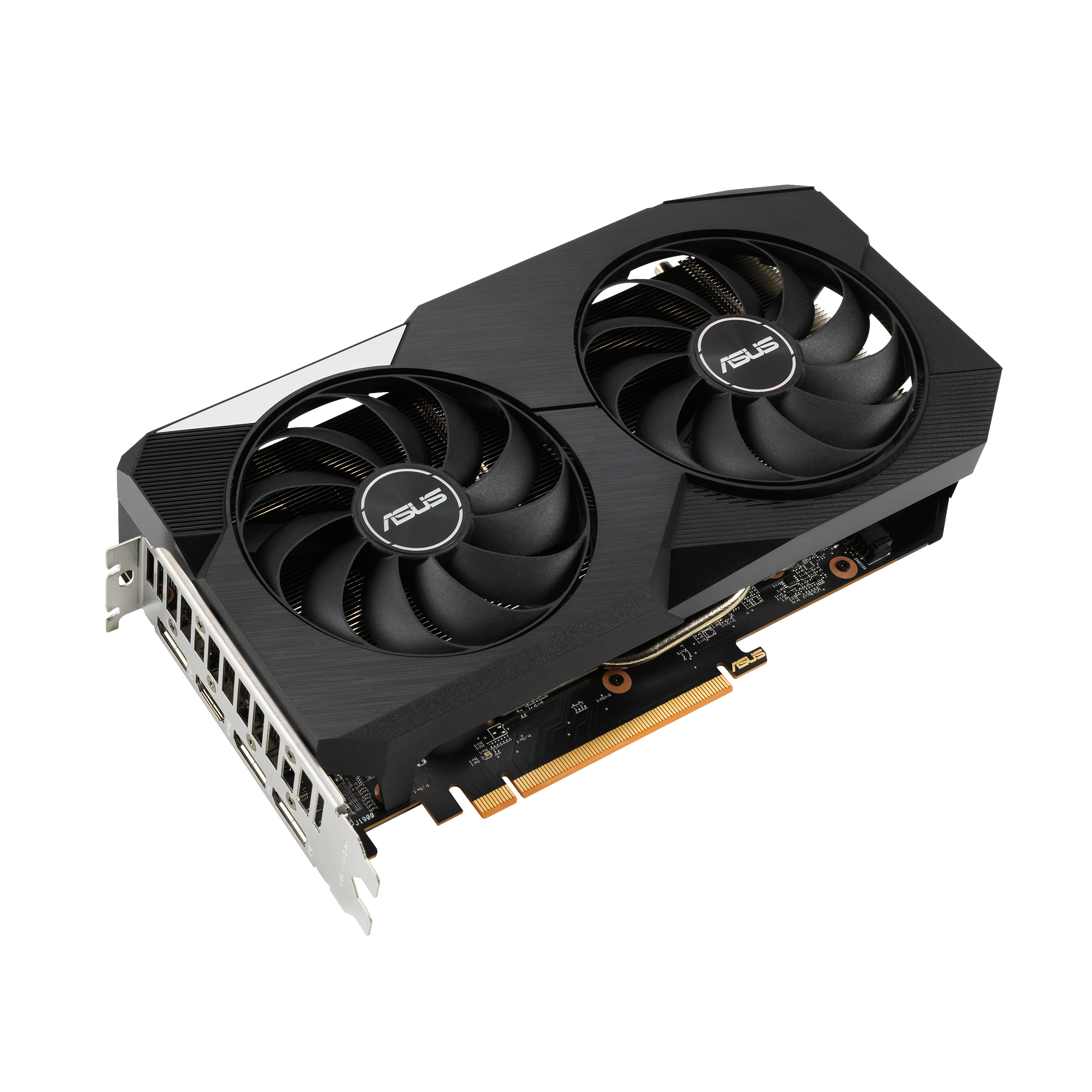 ASUS Radeon™ DUAL RX 6600 XT O8G (90YV0GN1-M0NA00) (AMD, Grafikkarte)
