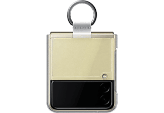 SAMSUNG 194649 Clear Cover mit Ring "EF-QF711" für Samsung Galaxy Z Flip3 5G, Transparent