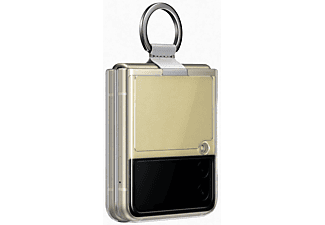 SAMSUNG 194649 Clear Cover mit Ring "EF-QF711" für Samsung Galaxy Z Flip3 5G, Transparent