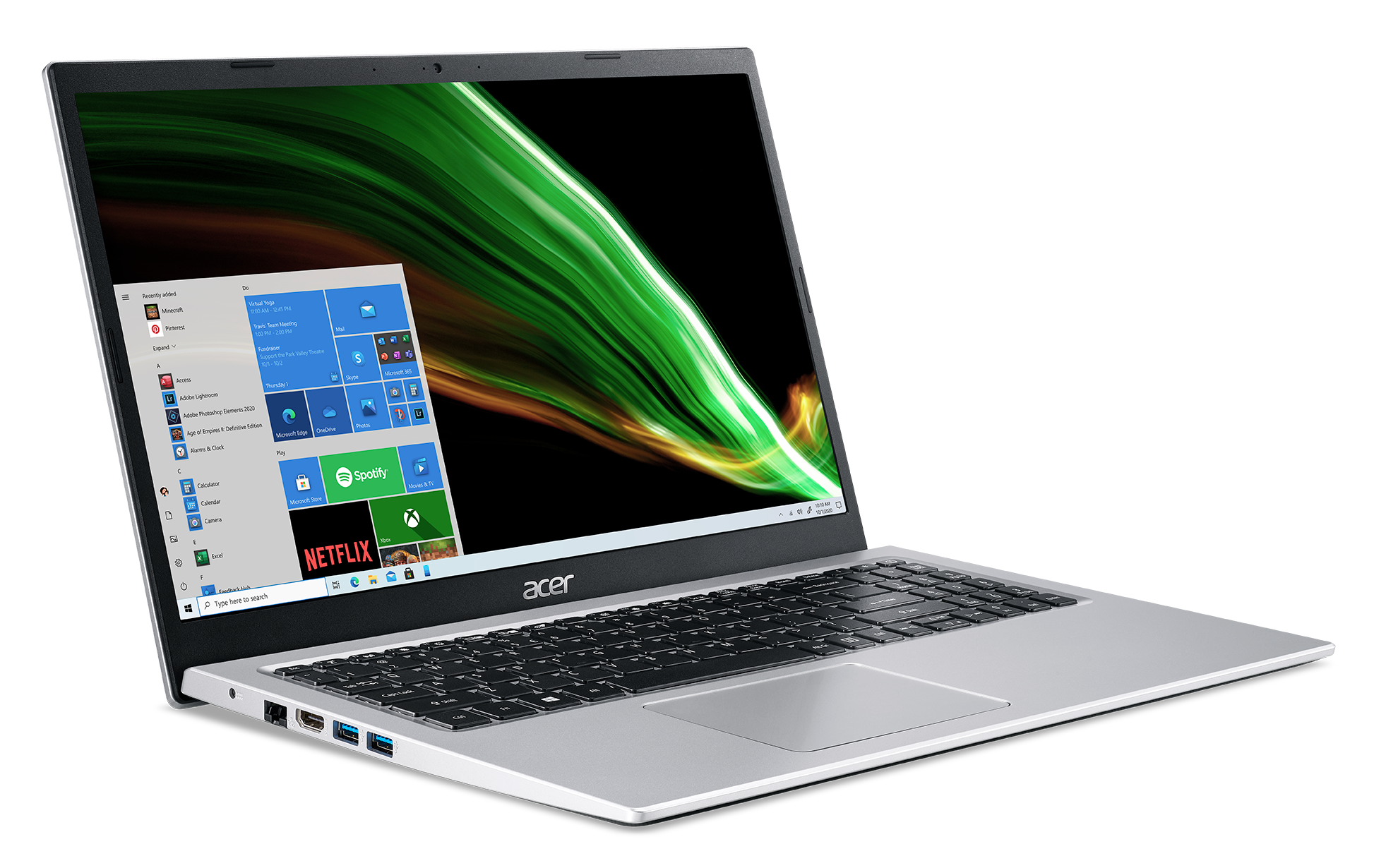 ACER Aspire 3 A315-58G-54CY - 15.6 inch - Intel Core i5 - 16 GB - 512 GB - GeForce MX350