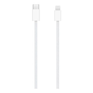 APPLE Câble USB-C vers Lightning - Câble USB-C vers Lightning, sans tablette (Blanc)