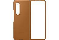 SAMSUNG Galaxy Z Fold3 Leather Cover Bruin