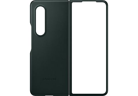 SAMSUNG Galaxy Z Fold3 Leather Cover Groen
