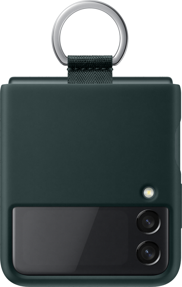 SAMSUNG Cover Ring Galaxy Z Flip3 5G Silicone Green (EF-PF711TGEGWW)