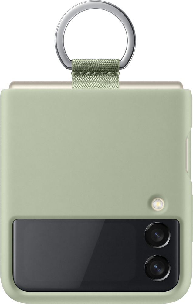 SAMSUNG Cover Ring Galaxy Z Flip3 5G Silicone Olive Green (EF-PF711TMEGWW)