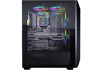 COUGAR MX410 MESH-G RGB GAMING PC Gehäuse, Schwarz