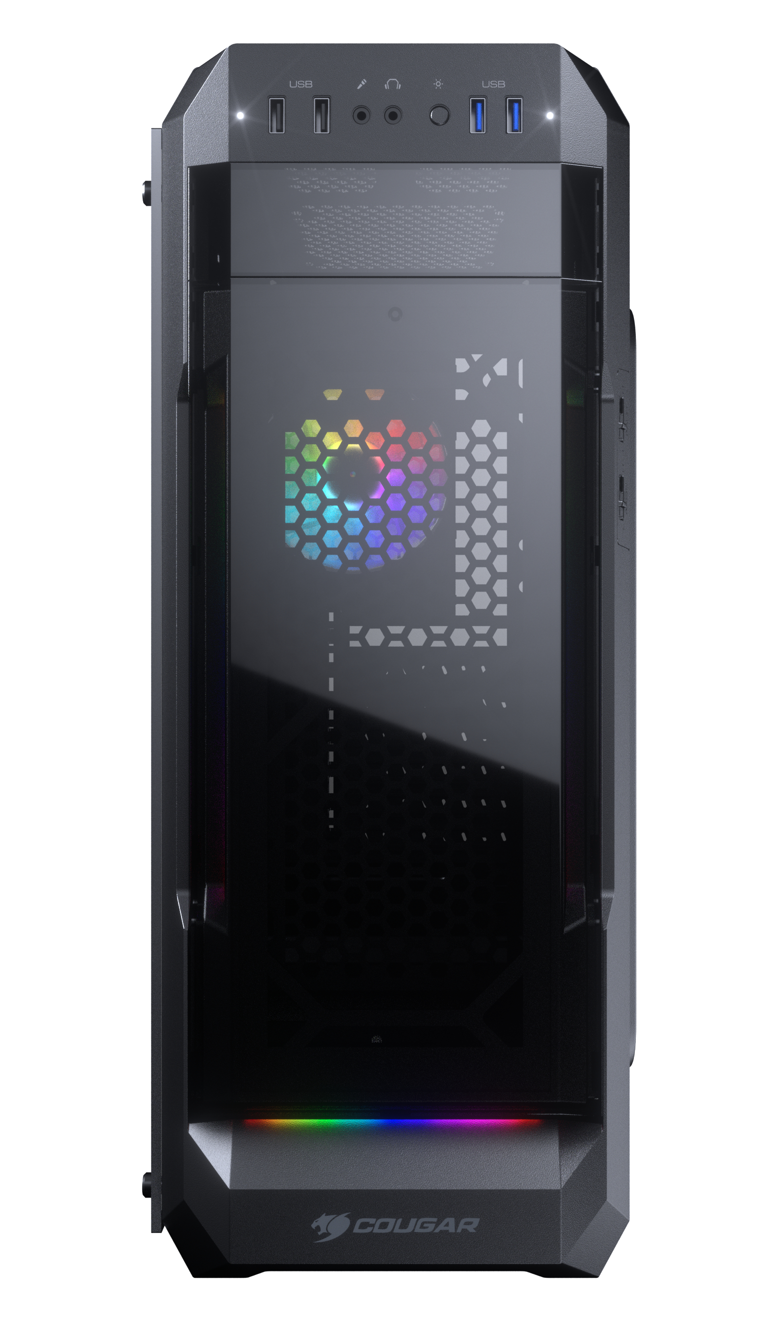 COUGAR MX331-T GAMING PC-Gehäuse, Schwarz