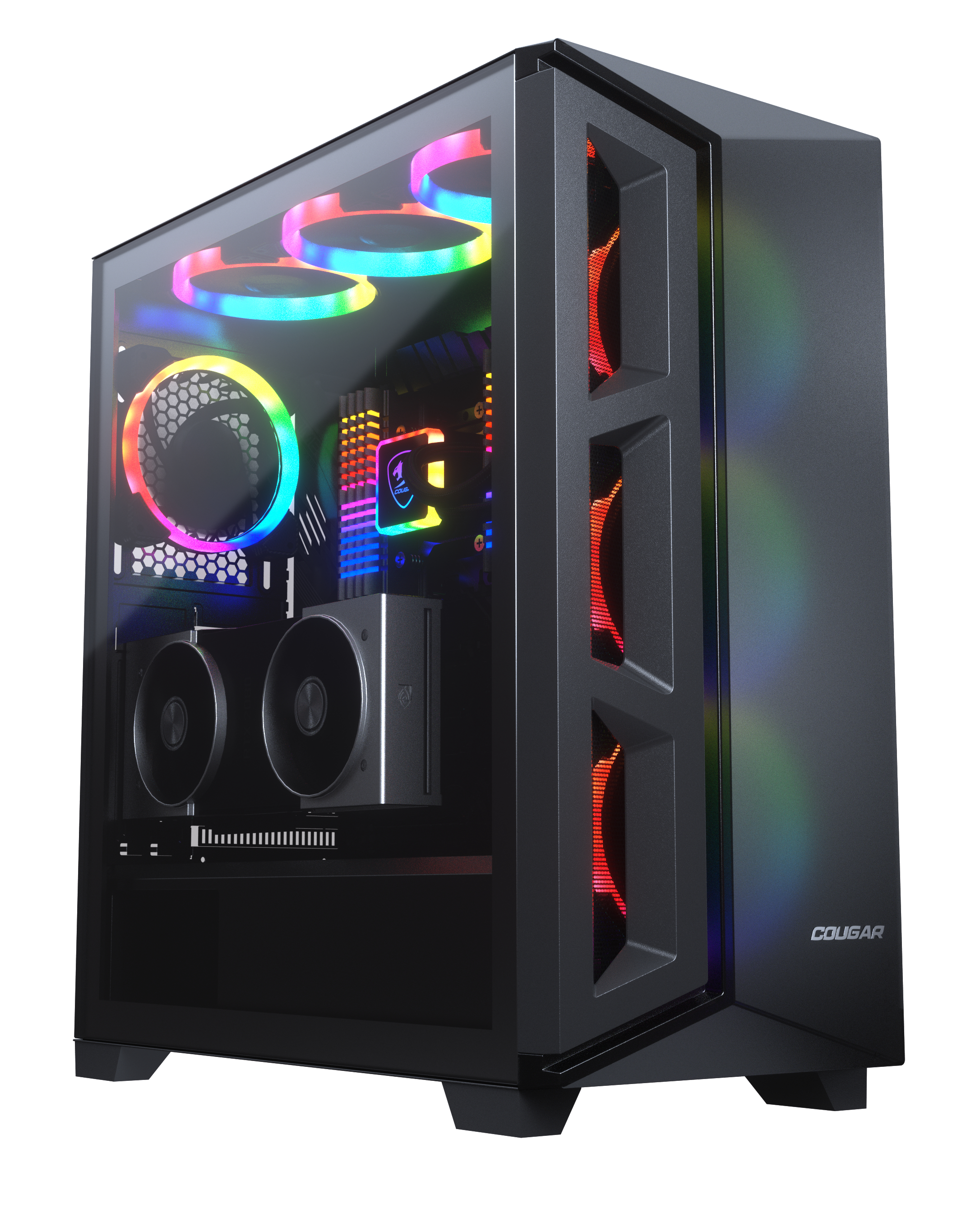 COUGAR DARKBLADER X5 BLACK GAMING PC-Gehäuse, Schwarz