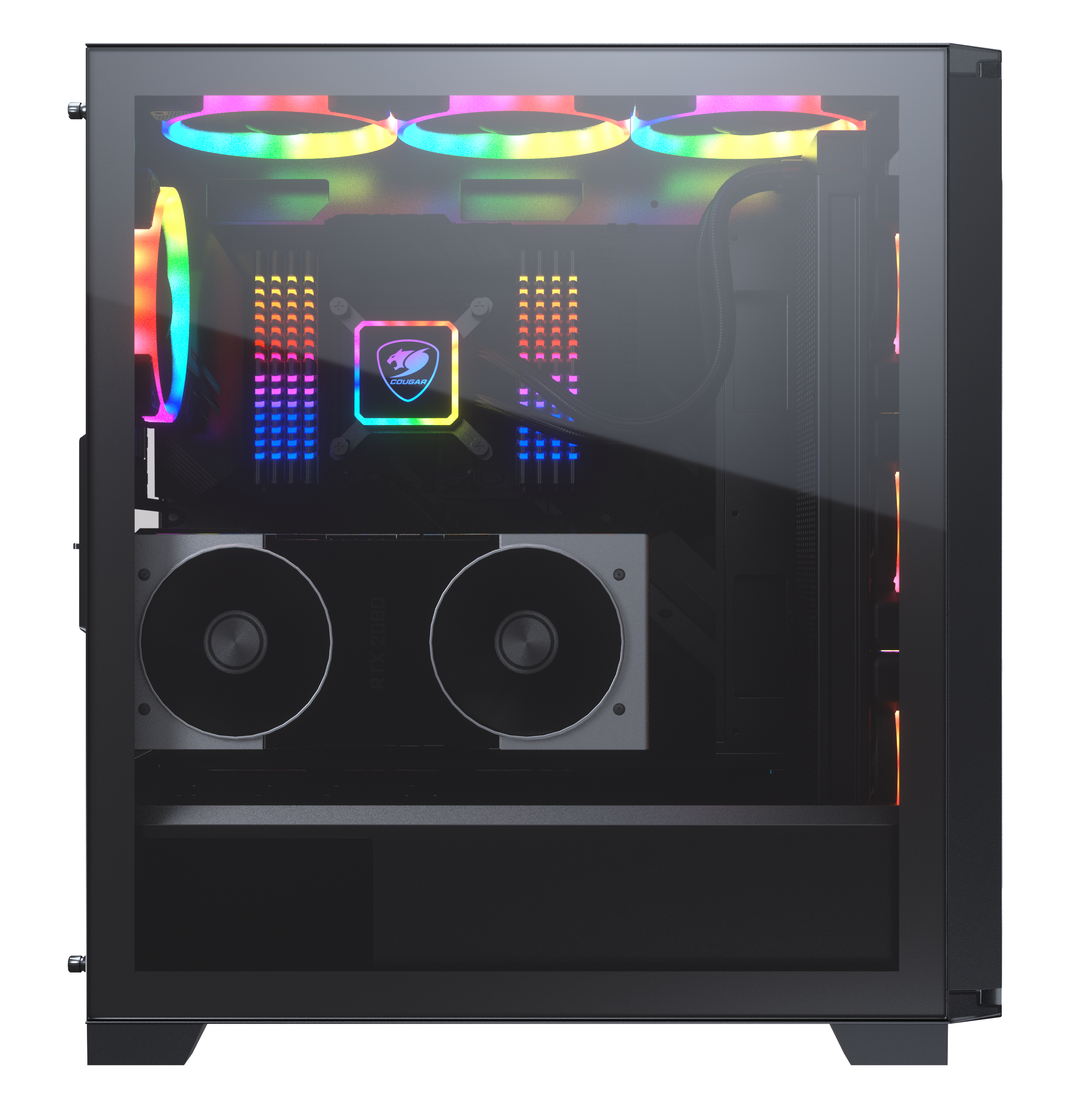 COUGAR DARKBLADER X5 BLACK GAMING PC-Gehäuse, Schwarz