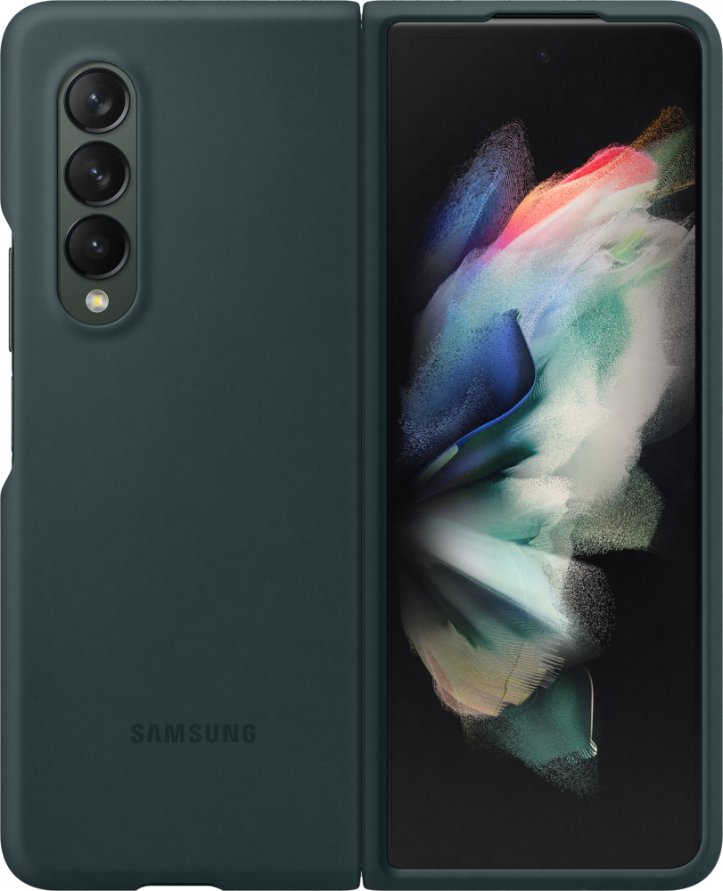 SAMSUNG Cover Galaxy Z Fold3 5G Silicone Green (EF-PF926TGEGWW)